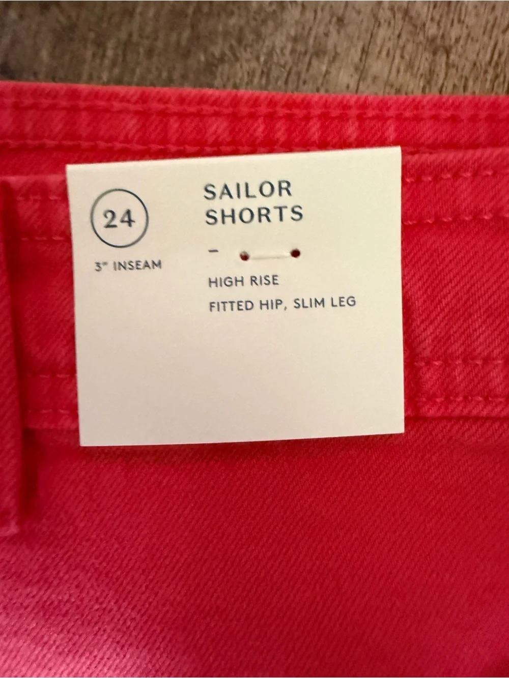 Universal Thread High-Waist Bright Red Cotton Shorts